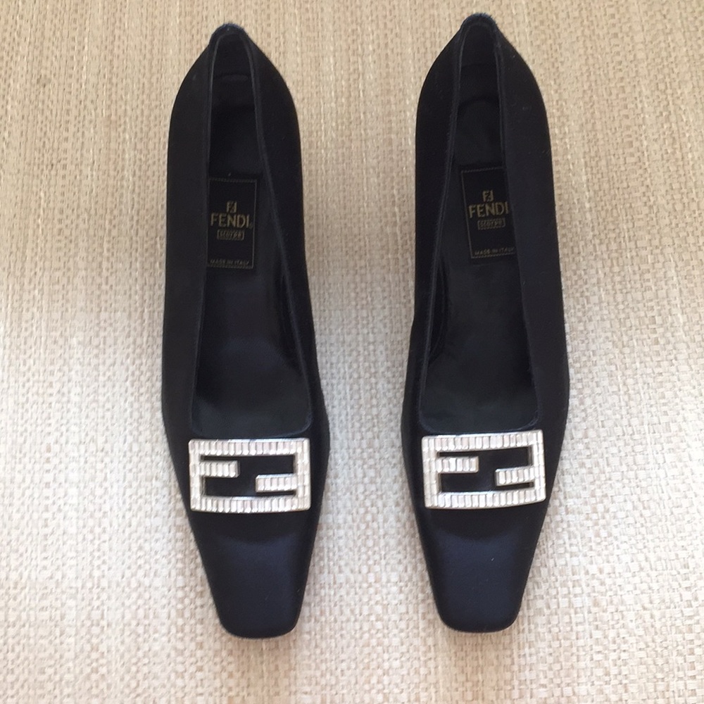 Fendi Satin Heels